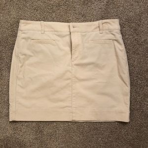 Corduroy Cream Skirt